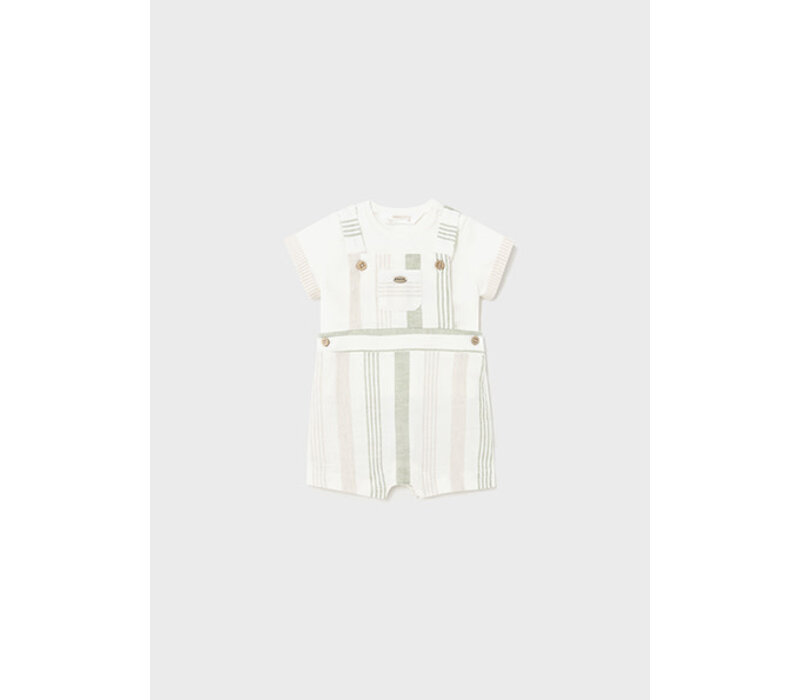 Mayoral Dungaree Dress Up Set Eucalyptus