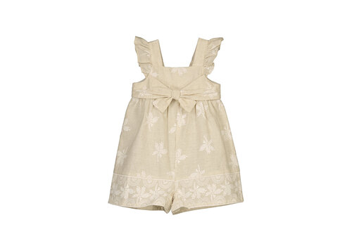 Mayoral Mayoral Linen Romper Linen-Natu