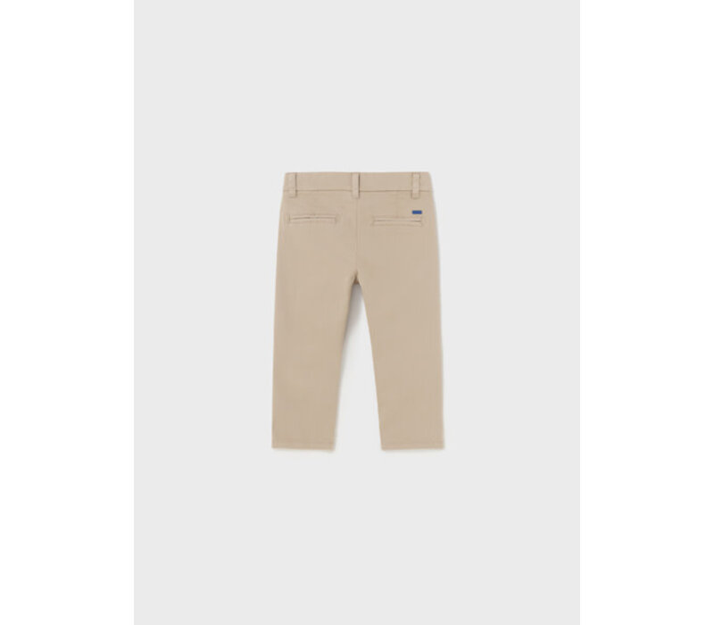 Mayoral Twill Basic Trousers  Sesame