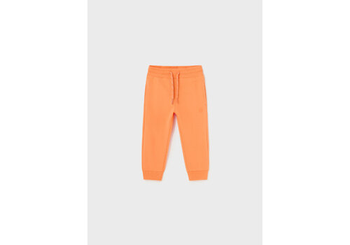 Mayoral Mayoral Basic Cuffed Fleece Trousers  Tangerine