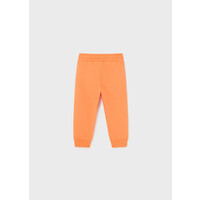 Mayoral Basic Cuffed Fleece Trousers  Tangerine