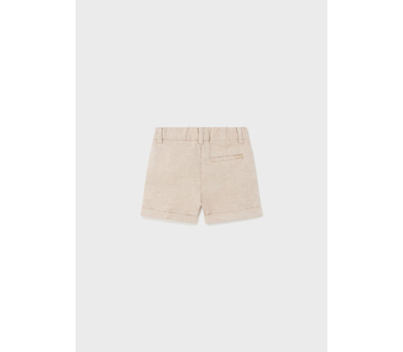 Mayoral Linen Dressy Shorts Coconut