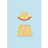 Mayoral Mayoral Swim Short W/Bucket Hat Set Banana