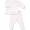 Poetree Kids Poetree Kids Comfy Velours Baby Set Soft Pink