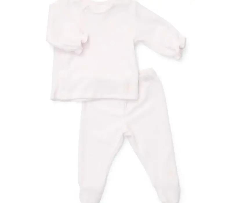 Poetree Kids Comfy Velours Baby Set Soft Pink