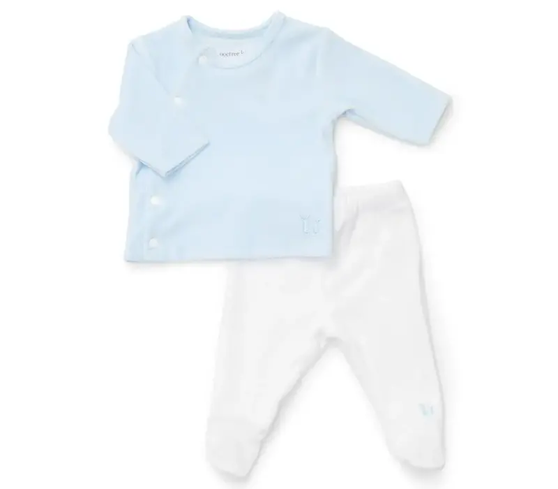 Poetree Kids Comfy Velours Baby Set Baby Blue