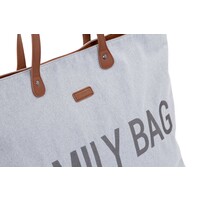 Childhome Family Bag - Nursery Bag - Canvas - Grijs