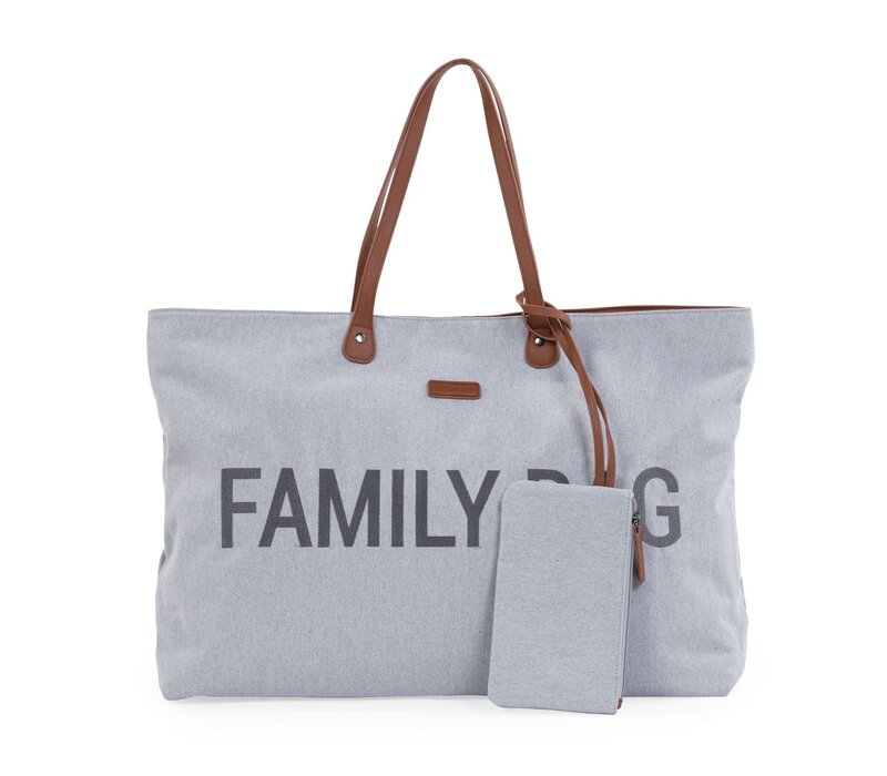 Childhome Family Bag - Nursery Bag - Canvas - Grijs