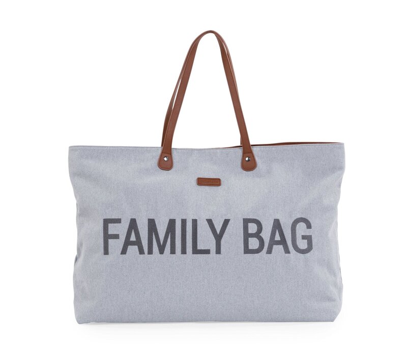 Childhome Family Bag - Nursery Bag - Canvas - Grijs