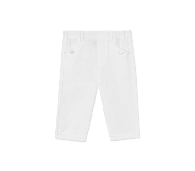 Tartine & Chocolat Baby Ceremonie Garcon Pantalon Blanc