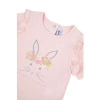 Tartine & Chocolat Baby Promenade Romantique Teeshirt Bouton De Rose