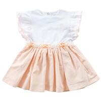 Natini Dress Lily White-Orange