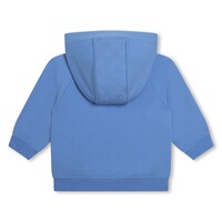 Carrément Beau Vest Met Kap Blauw