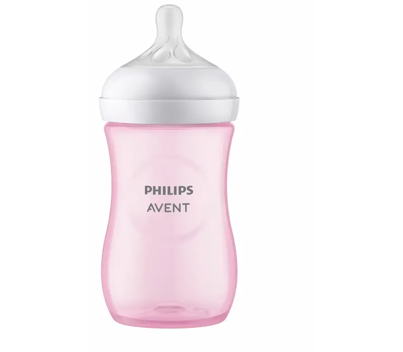 Avent Natural 3.0 zuigfles Roze 260 ml