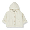 1+ In The Family 1+ In The Family Domenico Hood Jacket Ivory 24s-074