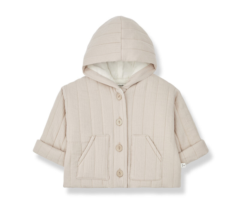 1+ In The Family Domenico Hood Jacket Nude 24s-074