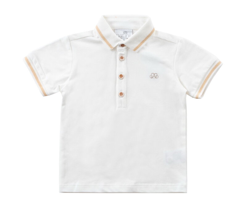 Natini Polo Pierre White-Beige