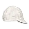 My First Collection My First Collection Beige Striped Boys Cap Sport - White-Beige