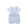 Patachou Patachou Newborn Blauwe Jumpsuit Blue Check