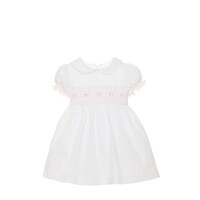 Patachou Lichtroze Mini Meisjesjurk White