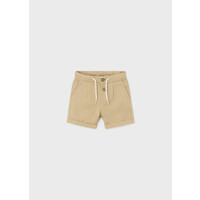 Mayoral Linen Relax Shorts  Cookie