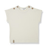 1+ In The Family 1+ In The Family Miles S.Sleeve T-Shirt Ivory 24s-021