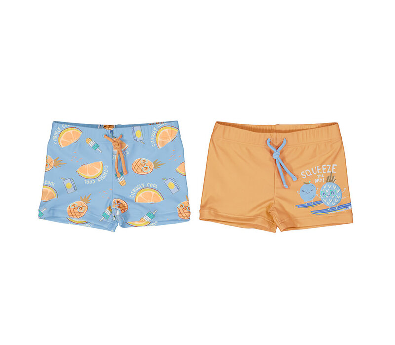 Mayoral Set Of 2 Swim Shorts  Tangerine