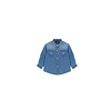 Please Please Camicia Coreana M/L Denim Tsk Denim Blu