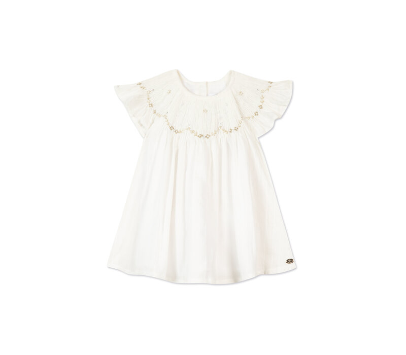 Tartine & Chocolat Baby Ceremonie Fille Robe Nacre