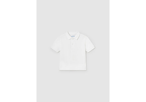 Mayoral Mayoral Basic S/S Polo White