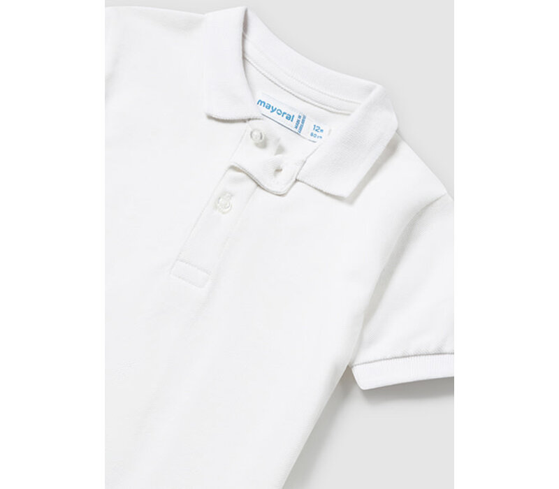 Mayoral Basic S/S Polo White