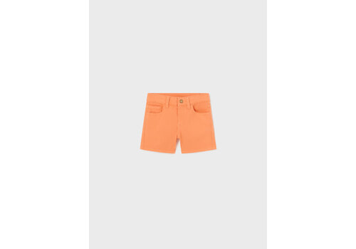 Mayoral Mayoral Basic 5 Pockets Twill Shorts  Tangerine