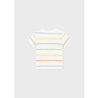 Mayoral Stripes S/S T-Shirt Clay