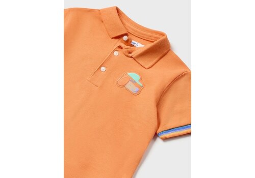 Mayoral Mayoral S/S Polo Tangerine