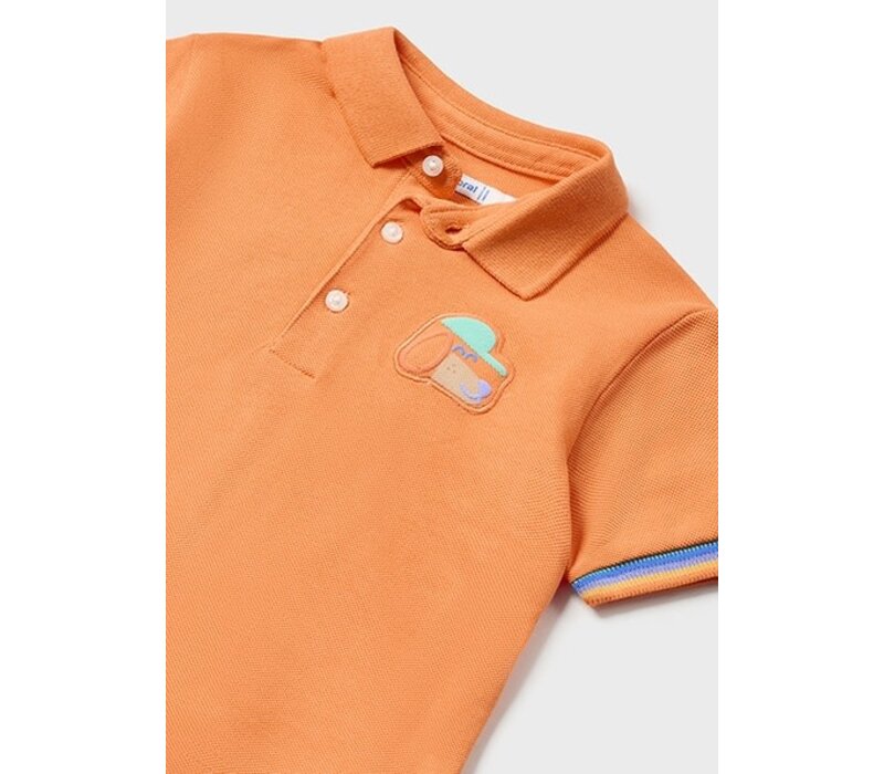 Mayoral S/S Polo Tangerine