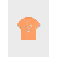 Mayoral S/S Polo Tangerine