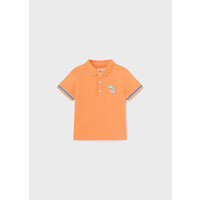 Mayoral S/S Polo Tangerine