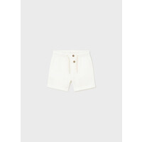 Mayoral Linen Relax Shorts  White