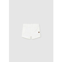 Mayoral Twill Basic Shorts  White