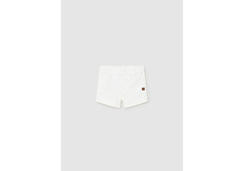 Mayoral Mayoral Twill Basic Shorts  White