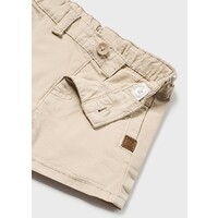 Mayoral Twill Basic Shorts  Malta Beig