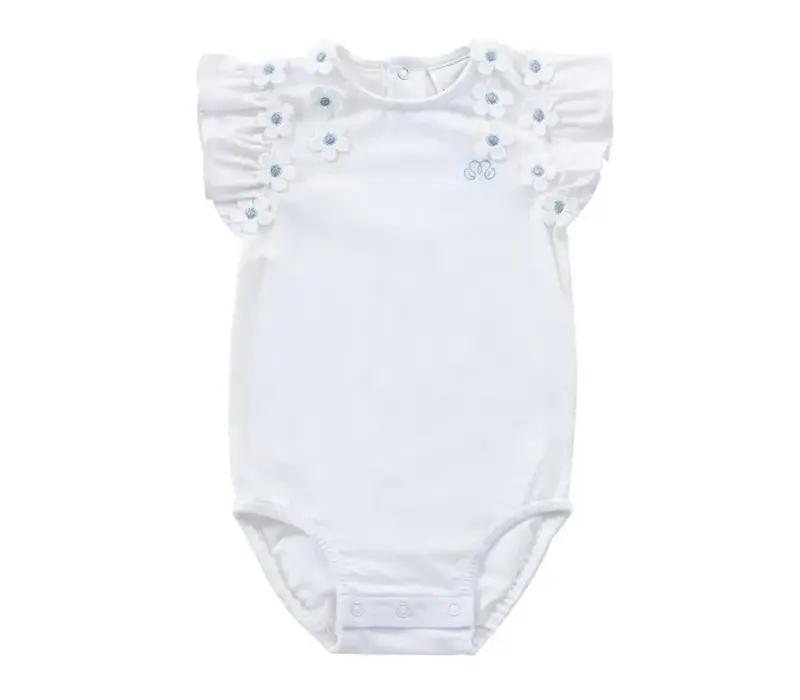 Natini Top Body Flory White-Blue