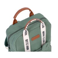 Childhome Mini Club Kinderrugzak - Signature - Canvas - Groen