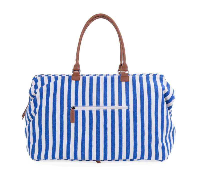 Childhome Mommy  Bag ® Nursery Bag - Stripes - Electric Blue/Light Blue