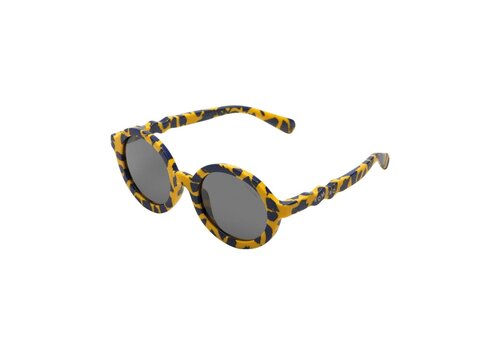 KOMONO KOMONO - Sunglass Kiddos - LOU - Pattern - Yellow Jungle 3-5Y