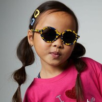 KOMONO - Sunglass Kiddos - LOU - Pattern - Yellow Jungle 3-5Y