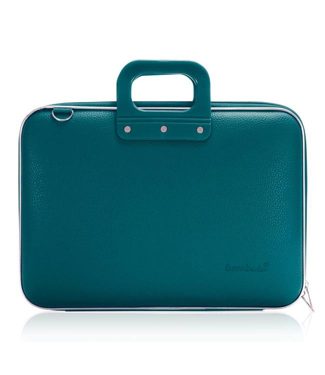 Bombata CLASSIC 15 inch Laptoptas Groenblauw