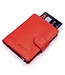 Figuretta Leren Card Protector met RFID bescherming Rood