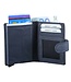 Figuretta Leren Card Protector met RFID bescherming Donker blauw