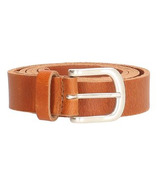 Old West Leren Dames Riem - 28 mm - Echt Leer - Cognac